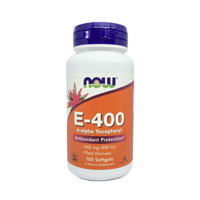 Now foods Vitamin E 400 268 mg 100 капсул
